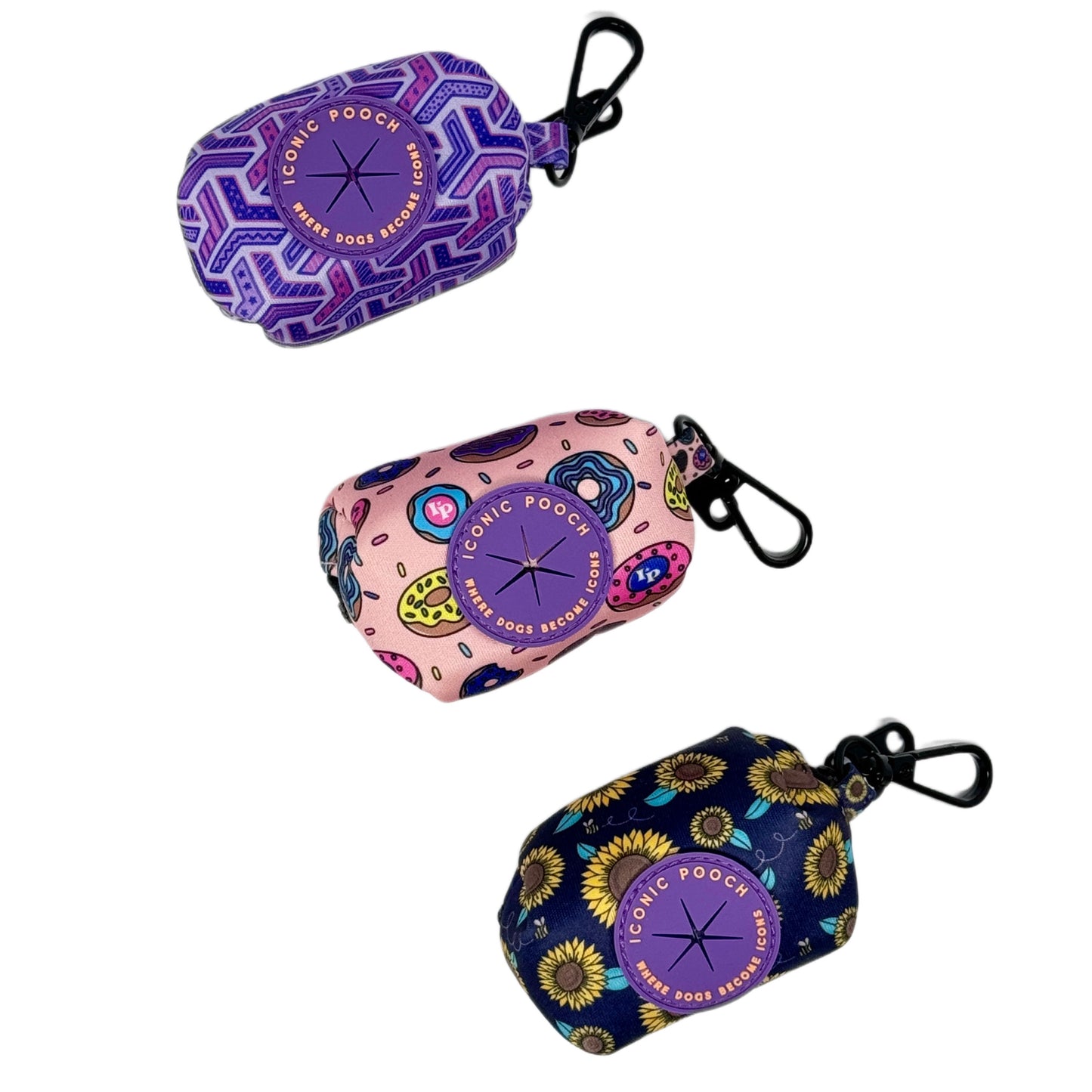 Dog Poop Bag Holder - Doughnuts Delight