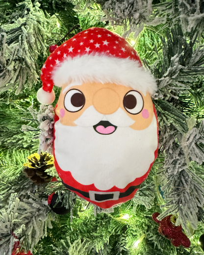 Christmas Crinkle Plush Dog Toy - Santa