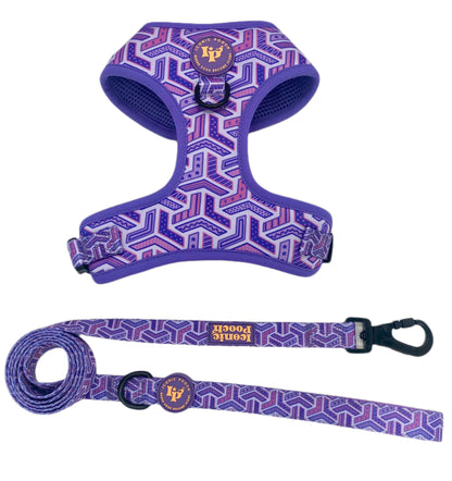 Adjustable Dog Harness - Purple Passion